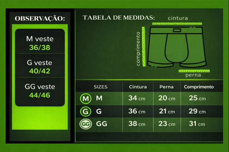 KIT 3 CUECAS LUXO - TOMMY